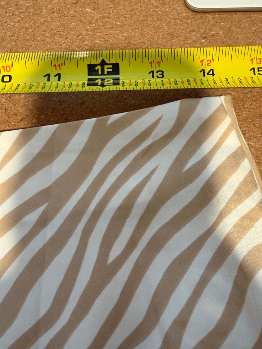 Zebra Print Tan Skirt - Picture 8 of 8